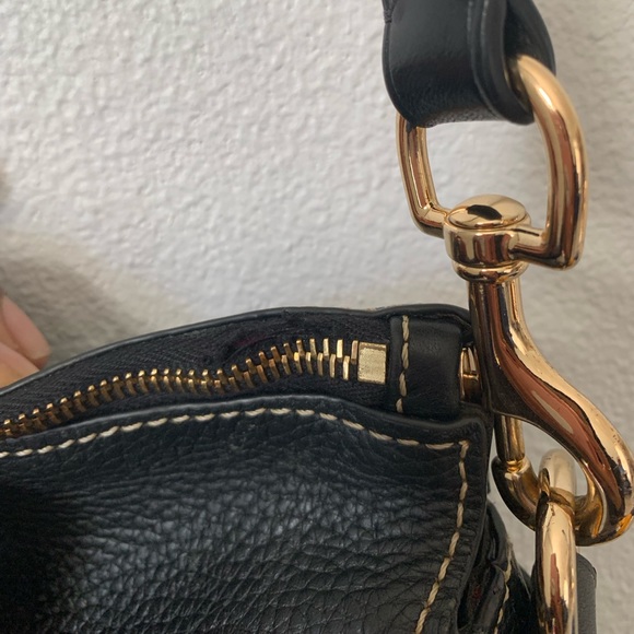 Dooney and Bourke Pebbled Leather Tassel Bag - Picture 13 of 16